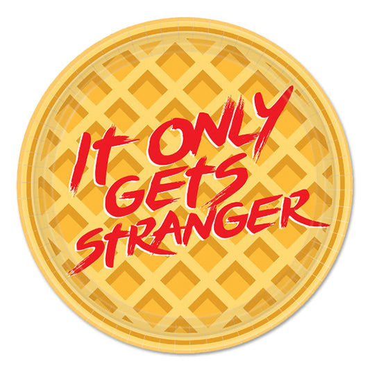 Stranger Things Dessert Plate, Round, 7 inch, 8 count