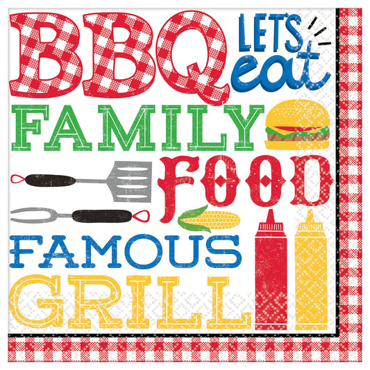 BBQ Picnic Lunch Napkins