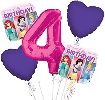 Disney Princess W/ Number Bouquet 5pc.