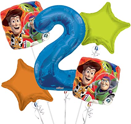 Toy Story Number Balloon Bouquet 5pc.