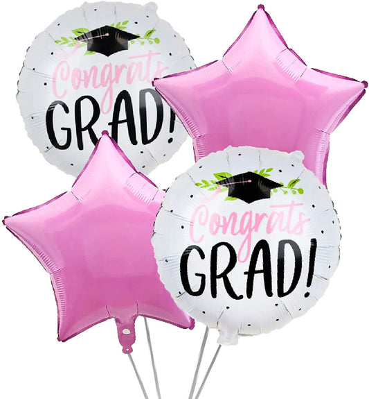 Pretty Pink Graduation Grad 4pc.