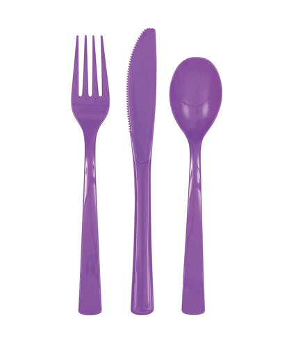 Assorted Plastic Silverware  18pc