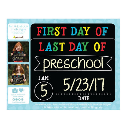 First & Last Day Chalkboard Signs