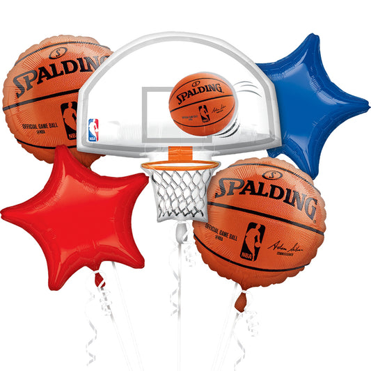 Spalding or Wilson Basketball Bouquet 5pc.