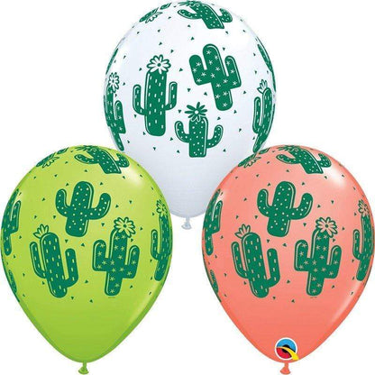 Western Cactus 11" Latex Single Balloons