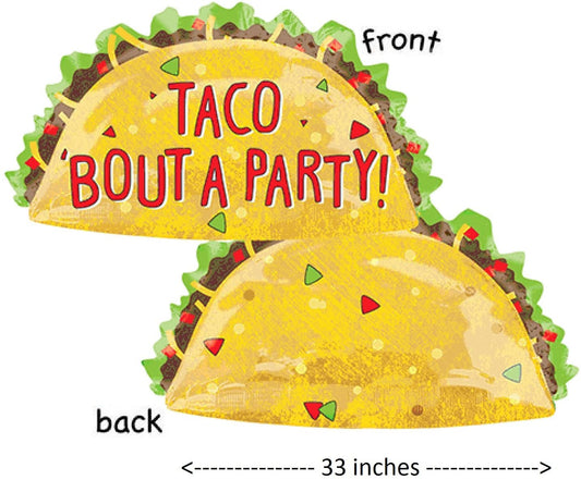 Taco Balloon, 33in