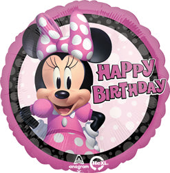 Minnie Mouse Happy Birthday Balloon, 18''