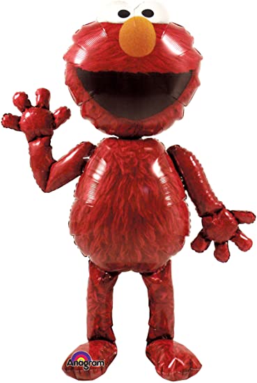 Giant Gliding Elmo Balloon, 54in