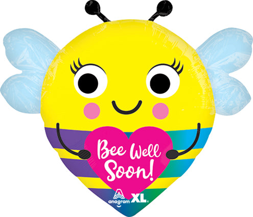 22" Bee Well Soon Foil Balloon