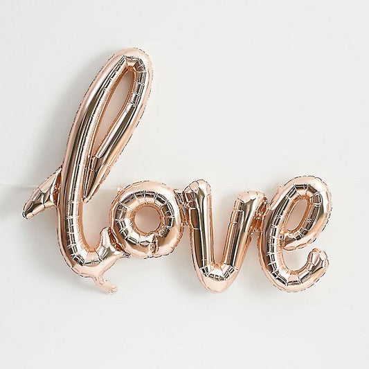 Love Air-Filled script Balloon