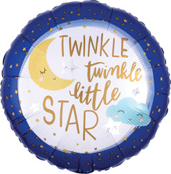 Twinkle little star mylar 18''