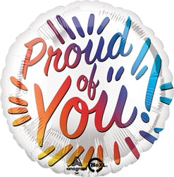 Proud of You Rainbow letters Balloon