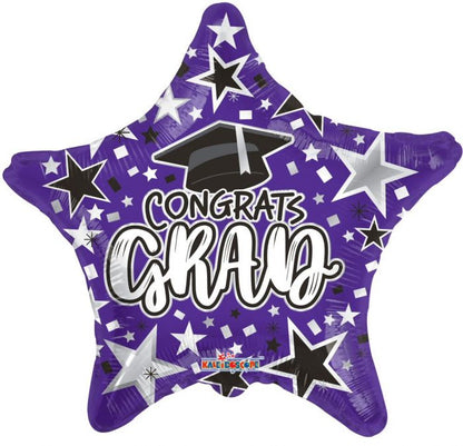 Congrats Grad Star 18'' Balloon *