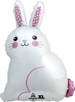 Shp Easter White Bunny Balloon
