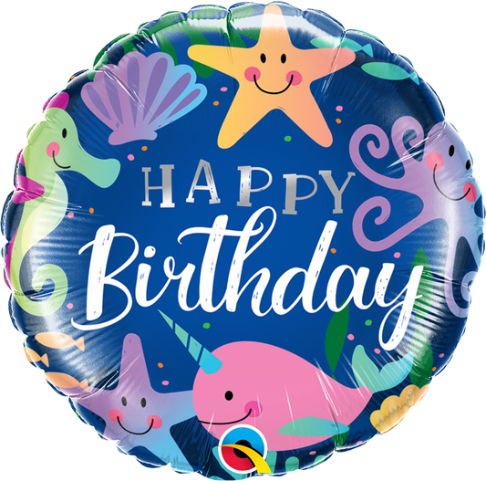 Under The Sea Foil Balloon, 18"
