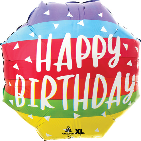 Happy Birthday Bright and Bold, 22" Balloon*