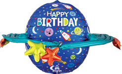 Galaxy 29'' Space Planet Birthday Balloon