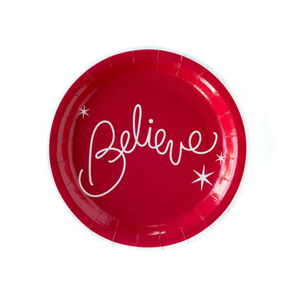 Believe 9" Believe Plate, Set of 8 Plates*