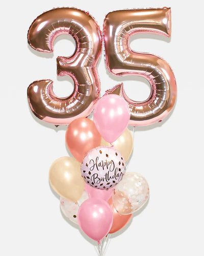 Pretty N Rose Gold Bouquet 12pc