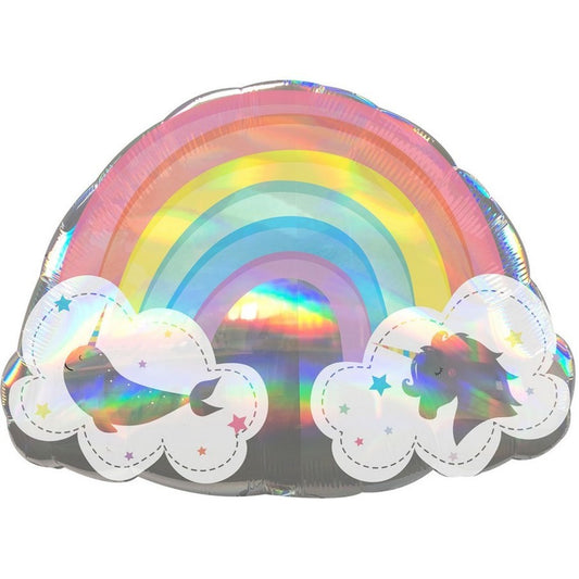 Magical Rainbow Holographic Balloon