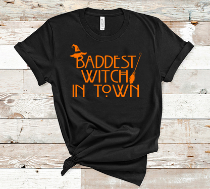Baddest Witch Bella White & Black Shirt Option