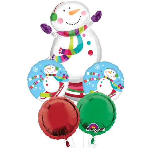 Joyful Snowman Christmas Bouquet