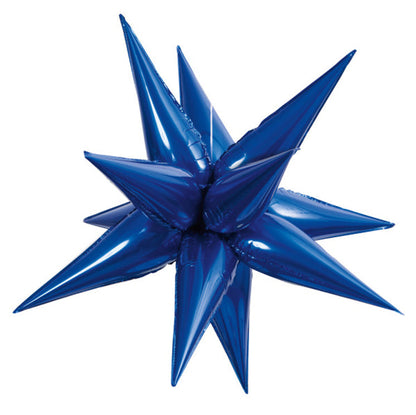 Air-Filled Starburst Balloons, 3D Star Foil