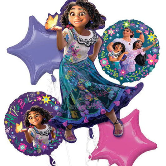 Encanto Foil Balloon Bouquet, 5pc