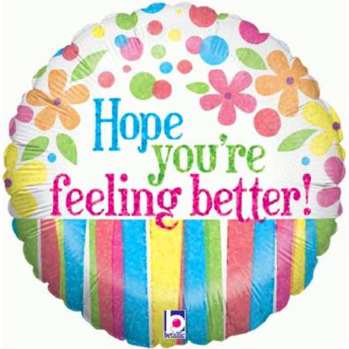 Hope You're Feeling Better 18'' Balloon
