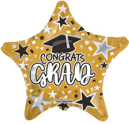 Congrats Grad Star 18'' Balloon *