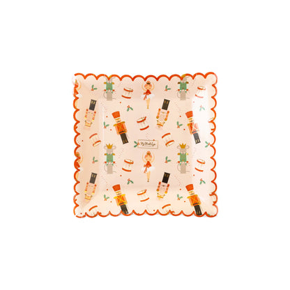 NUTCRACKER SWEET SCALLOP PLATE