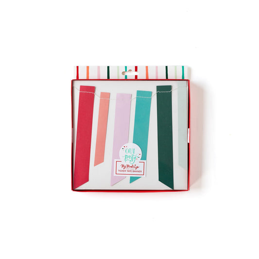 Bright Festive Ticker Tape Banner*