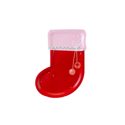 Christmas Stocking 9" Plates, Set of 8 Plates*