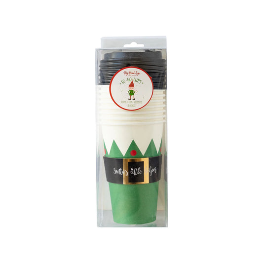 SANTA'S HELPER TO-GO CUPS 8 CT
