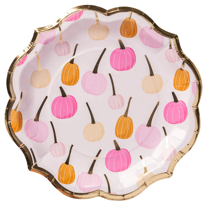Pumpkin Foil Salad Plate, Sweet 'n Spooky Collection