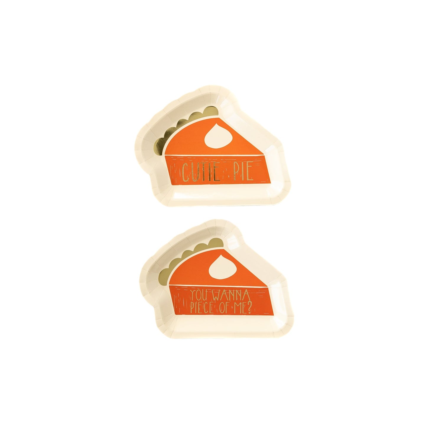 Pie Shaped 7' Plate Set