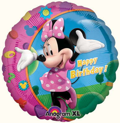 Minnie mouse Birthday Land 18''