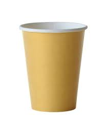 Metallic Gold 8oz Cups