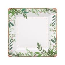 LOVE & LEAVES DINNER PLATES