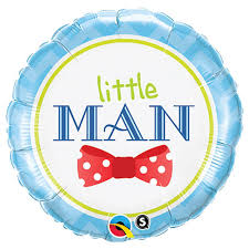 18 inch little man Mylar Balloon