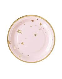 Baby Pink Star Plates