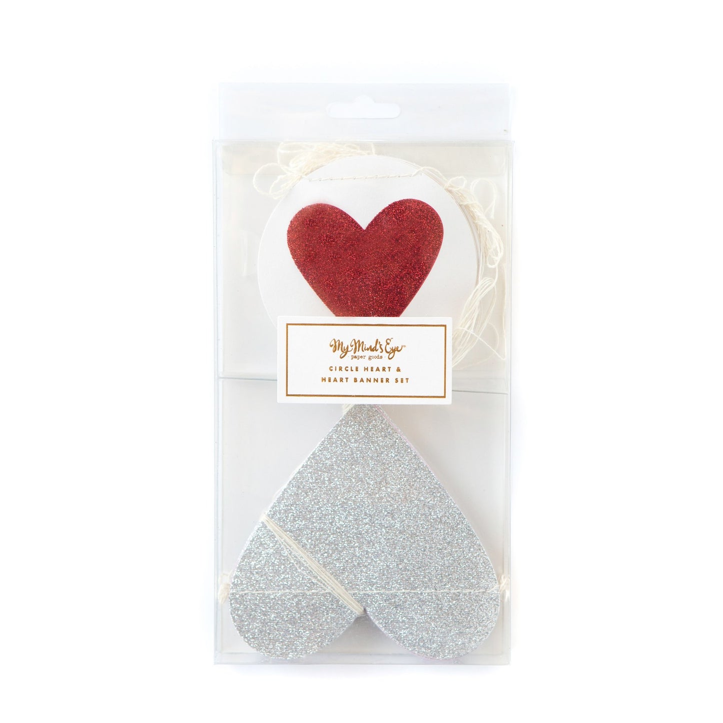 Circle Heart & Heart Banner Set