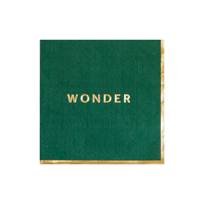 Well Wish - Multi-Colored Cocktail Napkin Boxed Set, 20 Count*