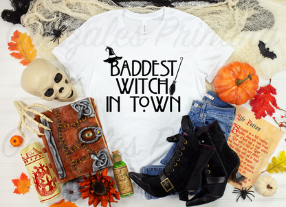 Baddest Witch Bella White & Black Shirt Option