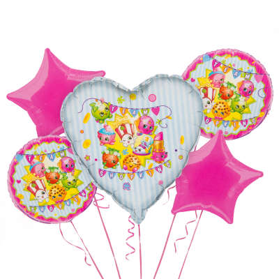 Shopkins Balloon Bouquet 5pc