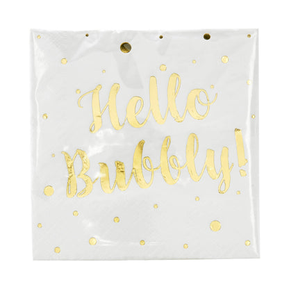 Hello Bubbly Cocktail Napkin