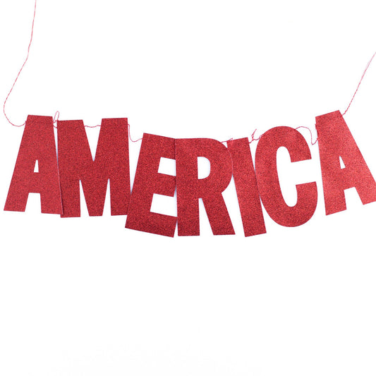 STARS & STRIPES "AMERICA" BANNER