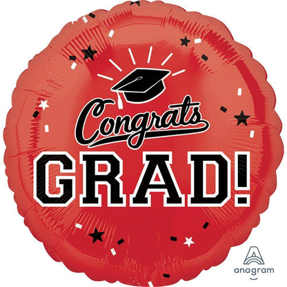 Congrats Grad Party 18'' Balloon (Various Colors)