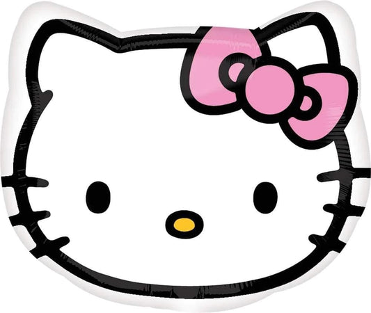 Hello Kitty Head Mylar Foil Balloon