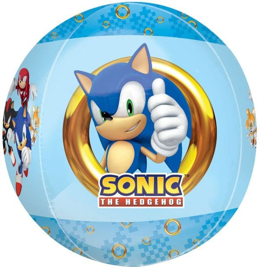 Sonic the Hedgehog 2 Plastic Balloon, 15in x 16in - Orbzzzz